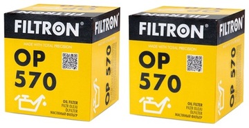 2× FILTRON FILTR OLEJE