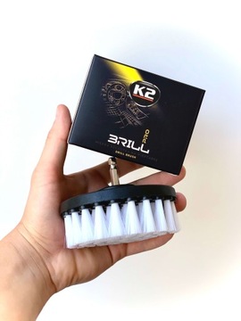 K2 BRILL SZCZOTKA NA WKRĘTARKĘ TAPICERKI DYWANIKÓW 2SZT