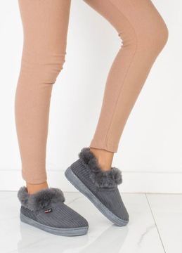 ДОМОЙ ТАПОЧКИ УТЕПЛЕННЫЕ ТАПОЧКИ СЕРЫЕ СЛИПОНЫ ТЕПЛЫЕ МЕХОВЫЕ МУЖСКИЕ 44