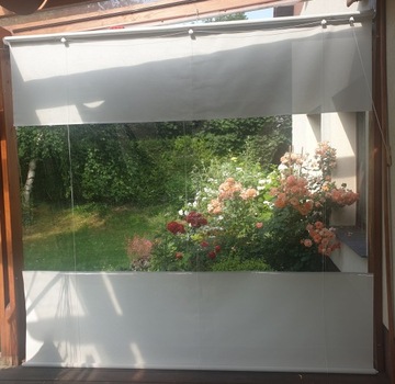 ROLETA FOLIOWA NA TARAS BALKON ALTANĘ DO PERGOLI FOLIA SCREEN 50-99/150cm