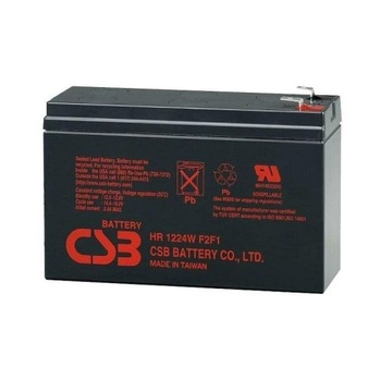 Akumulator AGM CSB HR1224WF2F1 12V 6,4Ah CSB UPS