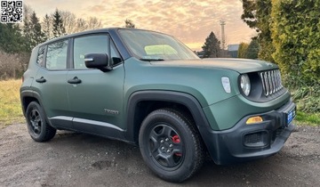 Jeep Renegade SUV 1.6 E-TorQ 110KM 2017 Jeep Renegade Black WeekendLPG-Salon PL- Sliczny kolor 1.6 BenzynaLPG, zdjęcie 22