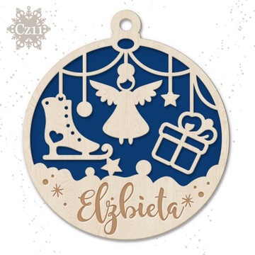 3D именная безделушка, различные узоры, темно-синий цвет.