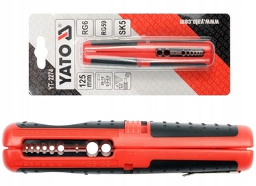 YATO ŚCIĄGACZ IZOLACJI 0,5-6 mm2 YT-2274 PRZEWODÓW