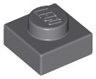 LEGO Płytka 1x1 Ciemny Szary DBG 4210719 3024
