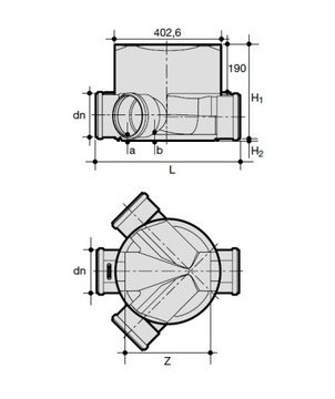 Основание КИНЕТА для коллекторных колодцев 400/200 WAVIN