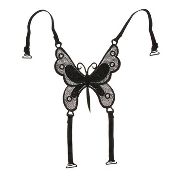 Butterfly Lace Back Bra Strap Replacement Black
