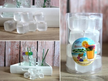 МНОГОРАЗОВЫЕ КУБИКИ ЛЬДА ДЛЯ НАПИТКОВ 16 шт.