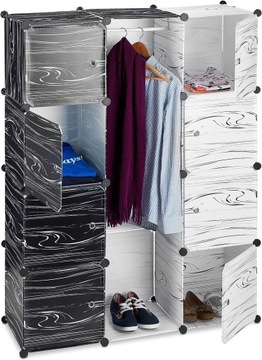Szafa Regał na Ubrania Zabawki Buty 145cm OUTLET