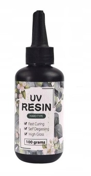 ŻYWICA UV KRYSTALICZNA TWARDA RESIN BIŻUTERIA MODELARSTWO z PL 100 g