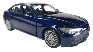 ALFA ROMEO GIULIA OTW DRZWI BBURAGO 1:24 GRANATOWY