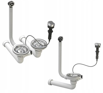 ДОПОЛНИТЕЛЬНАЯ ПЛАТА ЗА АВТОМАТИЧЕСКИЙ СИФОН ДЛЯ ГРАНИТНОЙ МОЙКИ, ОДИН КОЛОКОЛЬЧИК, 2 КОММУНИКАЦИИ