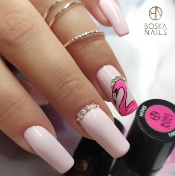 Boska Nails Розовый гибридный лак для ногтей 6 мл Dream Bridge 345