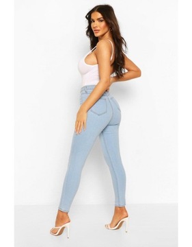 БРЮКИ ЖЕНСКИЕ ЛЕГКИЕ ДЖИНСЫ BOOHOO R.S W021