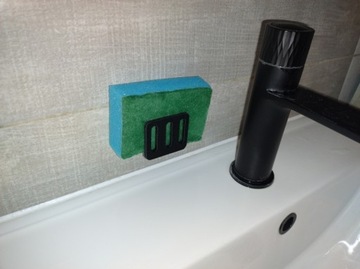 Держатель губки V1 для кухонной мойки, черный