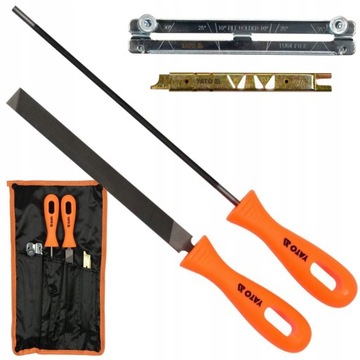 НАБОР YATO ДЛЯ ЗАТОЧКИ ЦЕПИ 4,5мм НАПИЛКА 4 ЭЛЕМЕНТА YT-85041