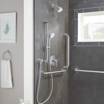 GROHE Хромированный металлический держатель для ванны GROHE Essentials