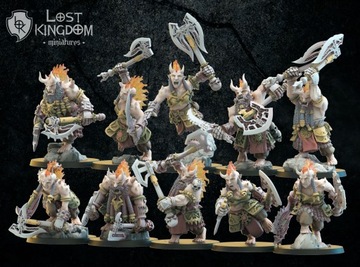 Berserker Unit x10 - Druk 3D - Minifaktura