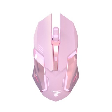 Profesjonalna mysz do gier Wireless Mouse w kolorze różowym