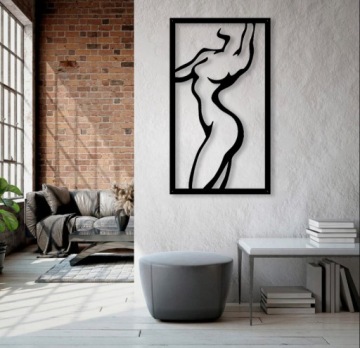 Ажурная картина настенное украшение Панно 3D Женщина