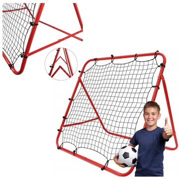 REBOUNDER TRENAŻER RAMA TRENINGOWA BRAMKA PIŁKARSKA DO PIŁKI NOŻNEJ SIATKA