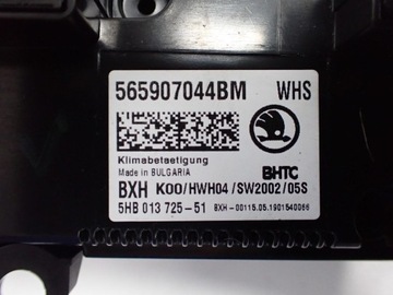 PANEL VENTILACE KLIMATIZACE EVROPA 565907044BM SKODA KAROQ 19R