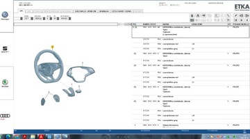 РУЛЕВОЕ КОЛЕСО SKODA OCTAVIA IV KODIAQ 5E3941093AR