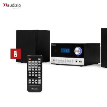 Стереосистема HiFi BT CD MP3 FM-радио USB-пульт дистанционного управления