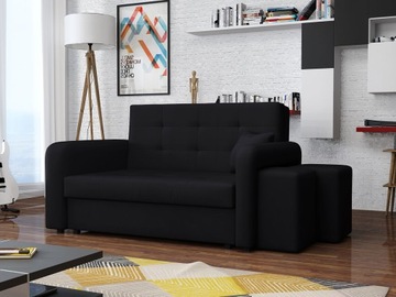 KANAPA z pufami VIVA HOME II sofa rozkładana