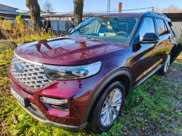 Ford Explorer VI SUV Plug-In Hybrid 3.0 ECOBOOST 457KM 2022 Ford Explorer 3.0 EcoBoost PHEV 4WD Platinum - polski salon, niski przebieg, zdjęcie 3