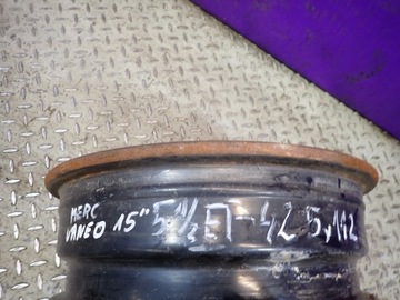 DISK OCELOVÝ MERCEDES EQC 5.5" X 15" 5X112 ET 42