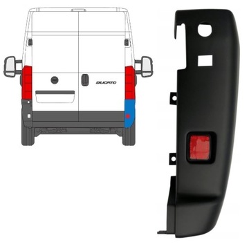 Zderzak tylny narożnik Ducato Boxer Jumper 2018-