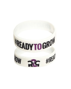 R2G opaska na rękę dla kobiet biała wristband