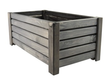 ДЕРЕВЯННЫЙ САДОВЫЙ ЦВЕТОЧНЫЙ ЦВЕТОК для террасы КОРОБКА 60 см