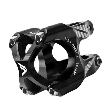 Lekki mostek rowerowy 31,8 mm 28,6/8 Riser, czarny