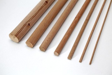 Kołek bukowy drążek drewniany 4mm 100cm