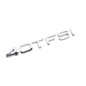 Emblemat Audi Znaczek 40 TFSI Klapa TYŁ