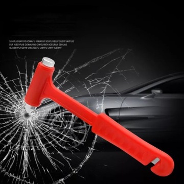 БЕЗОПАСНЫЙ МОЛОТОК ЖИЗНИ 3 В 1 АВТОМОБИЛЬНЫЙ СТЕКЛОБОЙ С НОЖОМ ДЛЯ РЕЗКИ РЕМНЯ