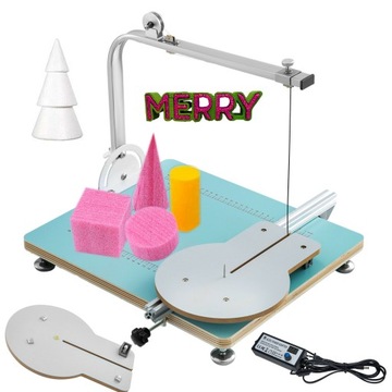 VEVOR Maszyna do Cięcia Pianki KD6 25x25cm 10-240V