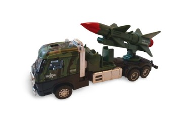 ВОЕННЫЙ ГРУЗОВИК С ПОГРУЗКОЙ 17СМ E1117 EMAJ