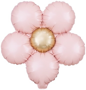 ФОЛЬГОВЫЙ ШАР ЦВЕТОК РОЗОВЫЙ МАТОВЫЙ 45 СМ ДЛЯ ДНЯ РОЖДЕНИЯ ОДНОГО ГОДА - 3 ШТ. - 575