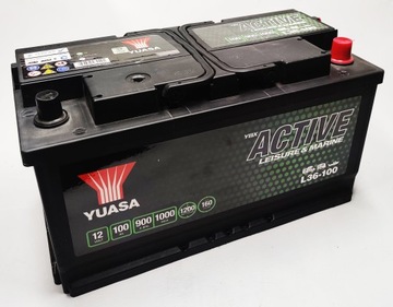 Akumulator Yuasa 12V 100Ah głębokiego rozładowania