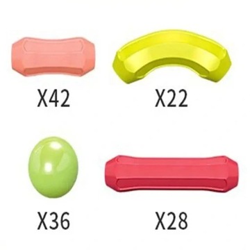 БОЛЬШИЕ МАГНИТНЫЕ КОНСТРУКЦИОННЫЕ БЛОКИ XXL 128 штук + супер КОРОБКА + КОЛЕСА