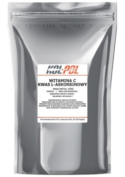 Witamina C 100g Kwas L-Askorbinowy 100% w proszku | Kol-Pol