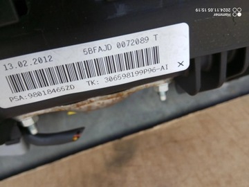 CITROEN C2 II SADA AIRBAG ULOŽENÍ ŘIDIČE PÁSKY NAPÍNÁKY