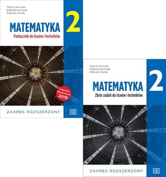 Matematyka kl.2 LO KOMPLET Rozsz PAZDRO 2024