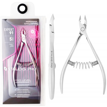 STALEKS PROFESJONALNE CĄŻKI DO SKÓREK PAZNOKCI MANICURE EXPERT 5MM NE-91-5