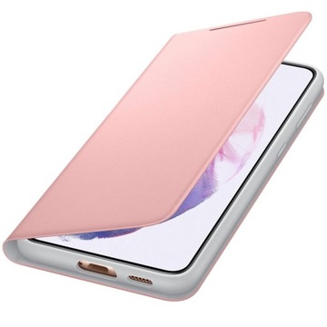 Etui Z Klapką Samsung Smart LED View Cover Różowy do S21+ EF-NG996PPEGEE