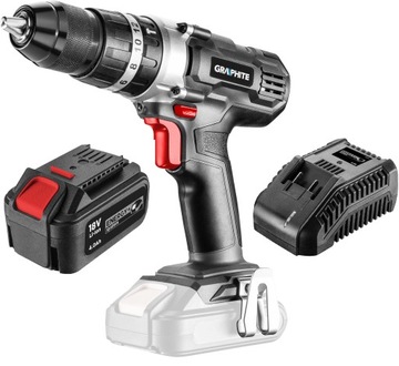 GRAPHITE ZESTAW WKRĘTARKA Z UDAREM 18V 4,0Ah