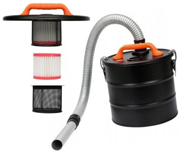 VOREL ODKURZACZ DO POPIOŁU KOMINKA GRILLA SEPARATOR 18L FILTR PET V72920